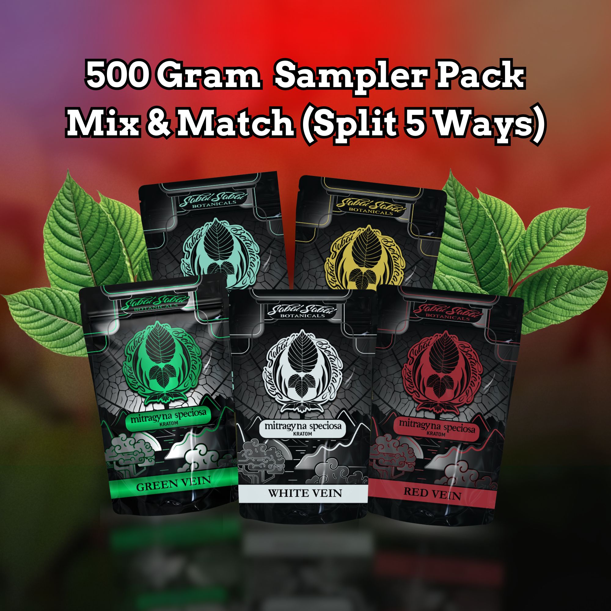 500 Gram Sampler Pack (Split 5 Ways)