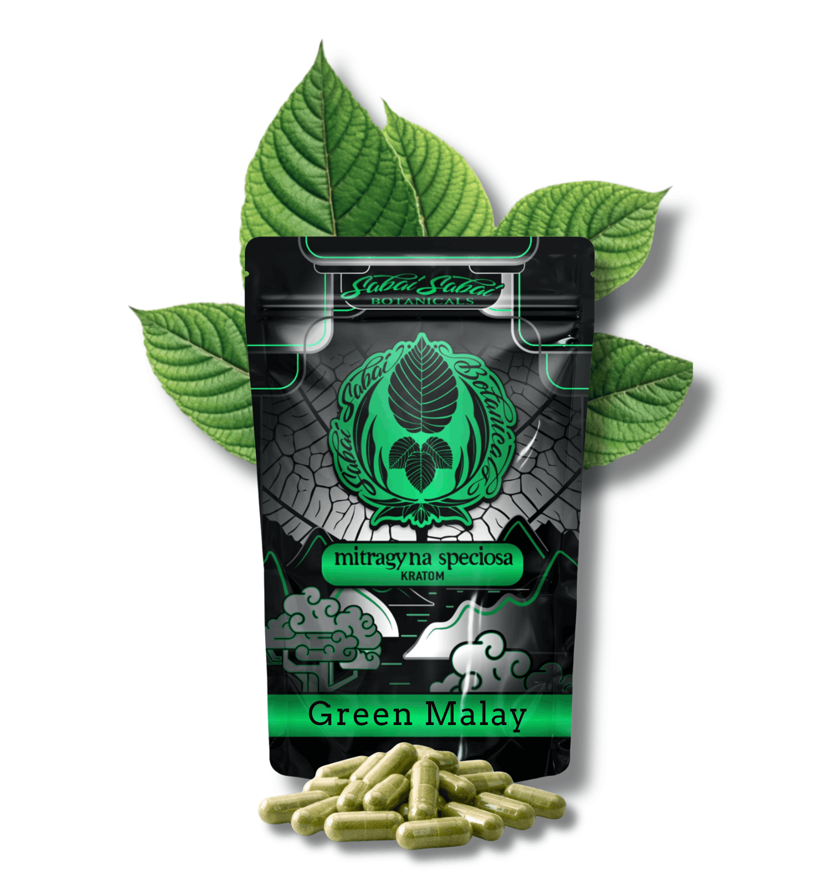 Green Malay (500mg Per Capsule)